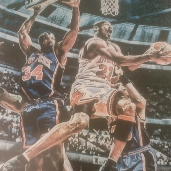 MICHAEL JORDAN 8.5x11 BULLS 1988 VINTAGE SLAM DUNK CONTEST PLUS 5 OTHER POSTERS! - Picture 10 of 16